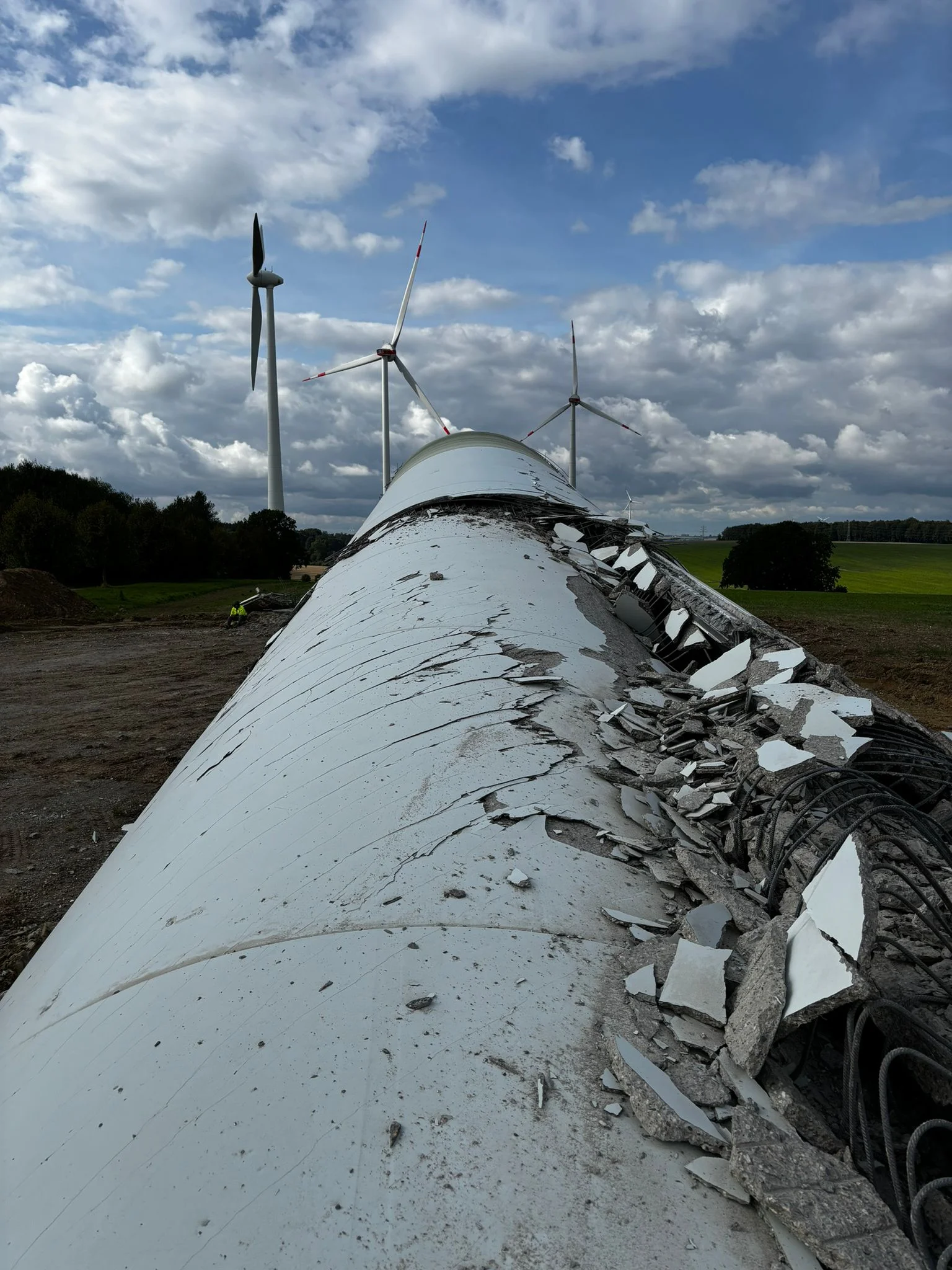 Sprengung Windrad 05