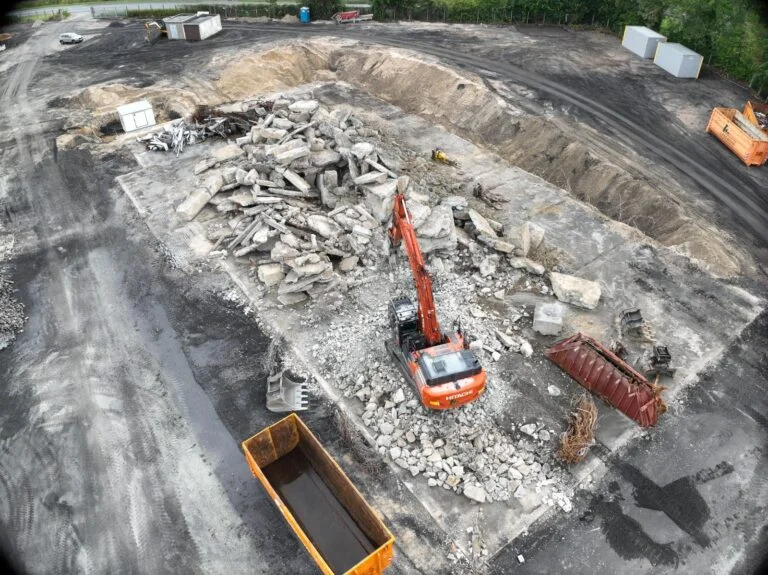 Abbrucht Betonwerkt in Warendorf 41