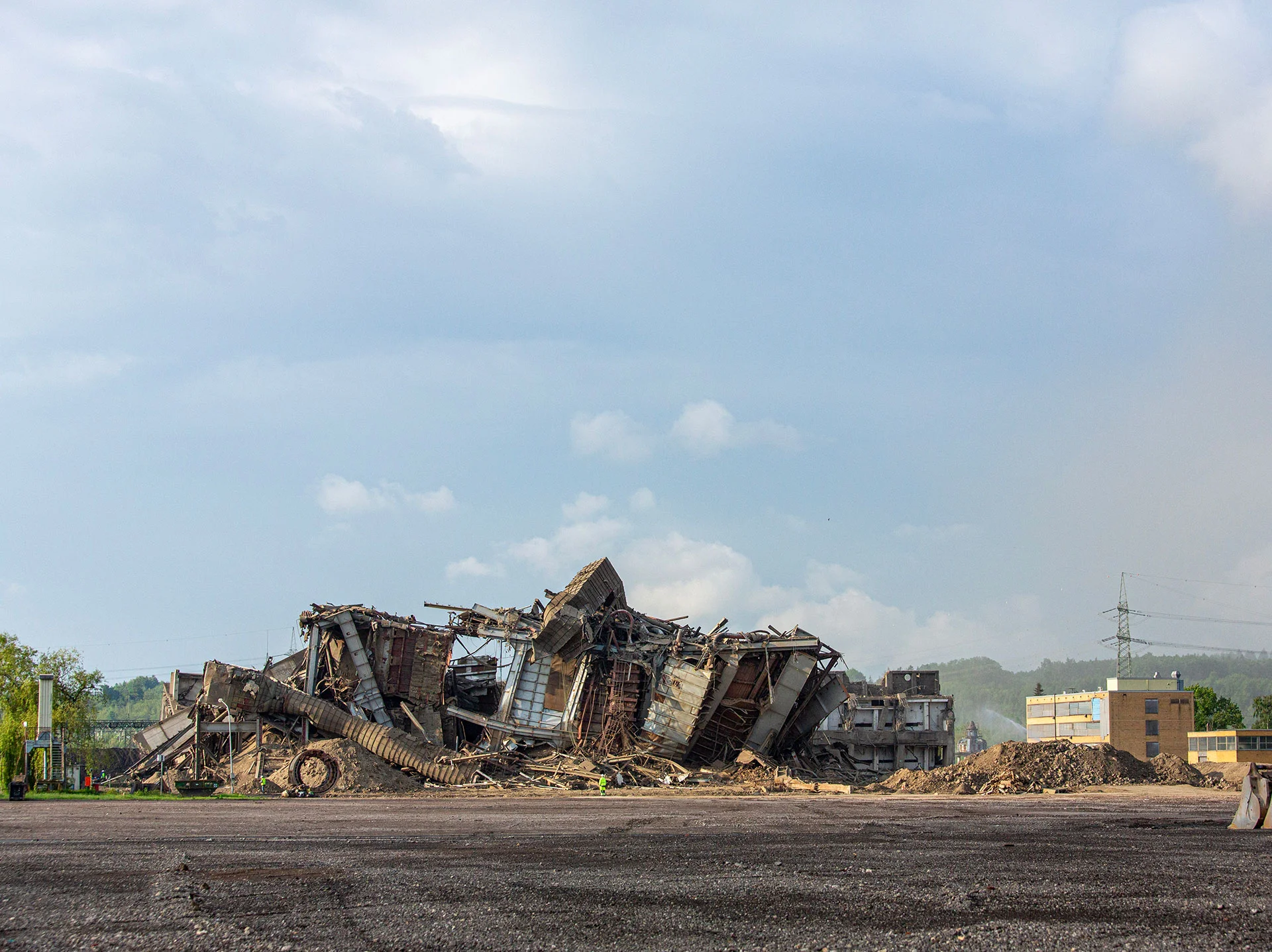 Kraftwerk Ensdorf - Letzte Sprengung 12