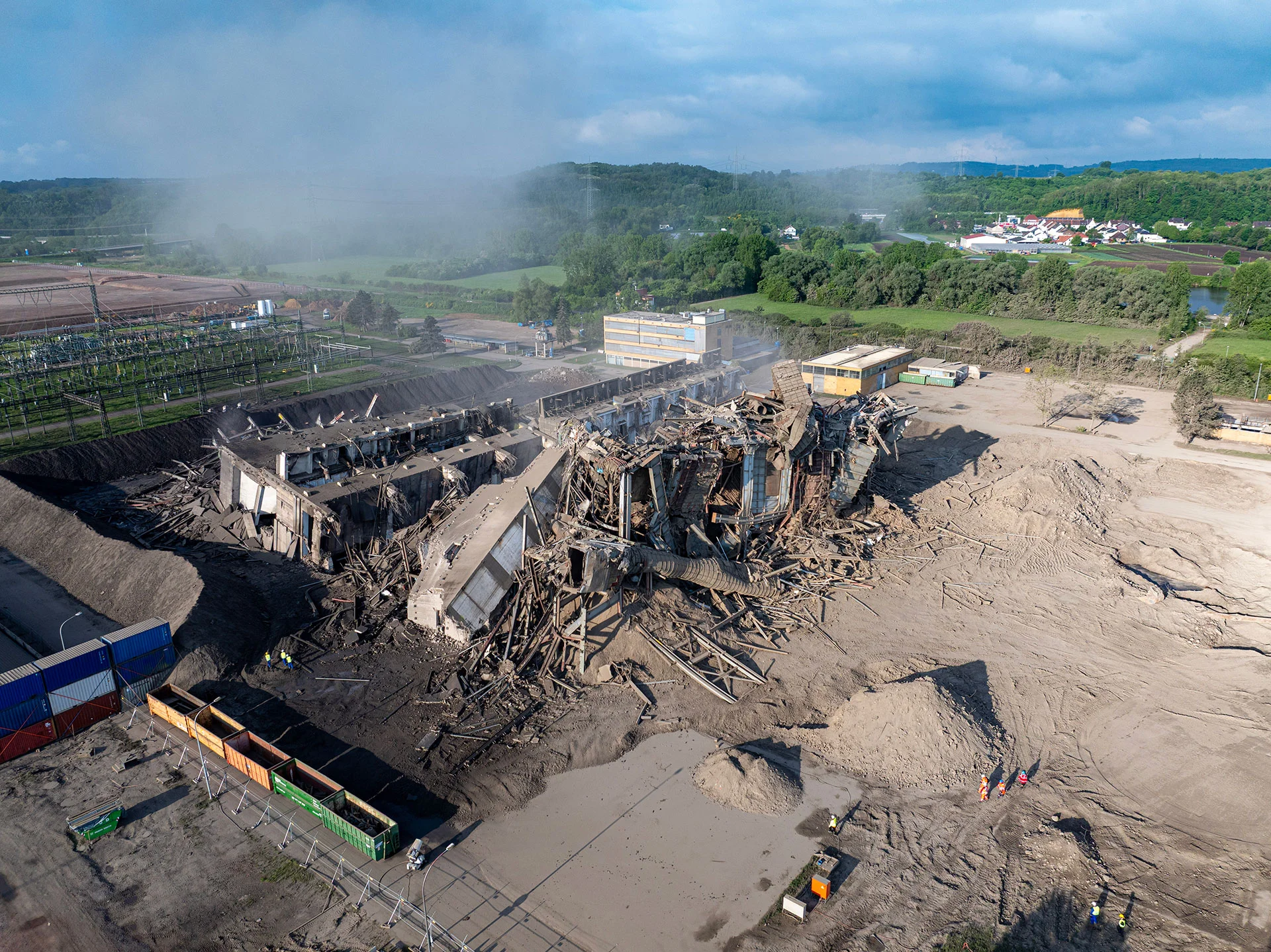 Kraftwerk Ensdorf - Letzte Sprengung 15