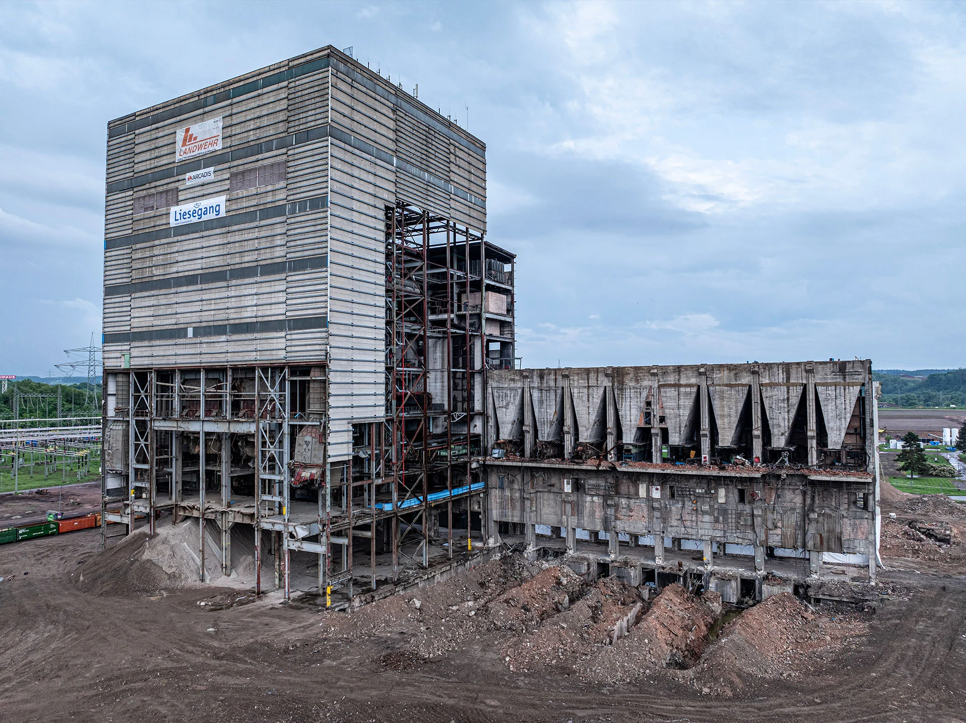 Kraftwerk Ensdorf - Letzte Sprengung