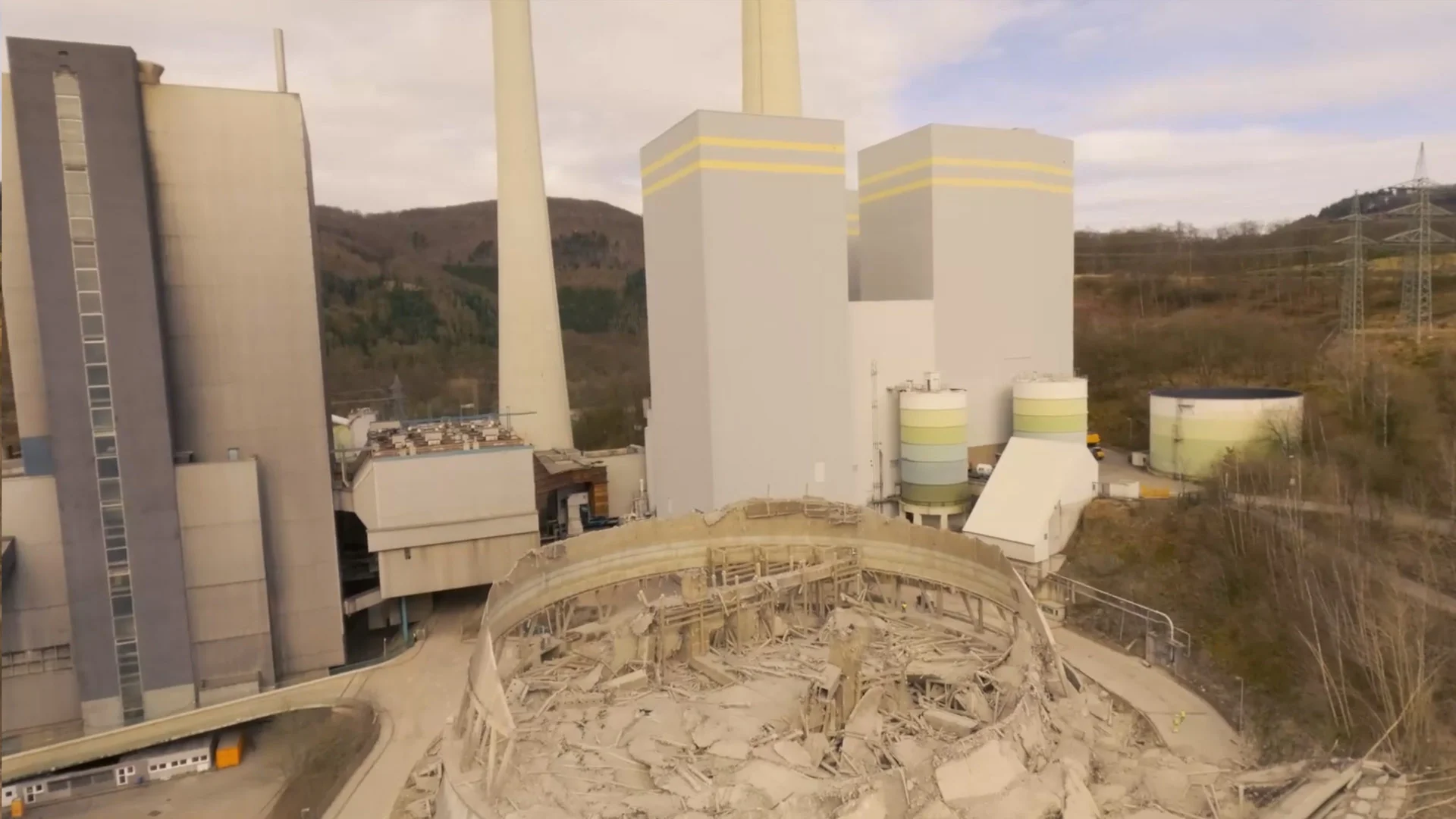 Kraftwerk Wohrdohl Sprengung 05