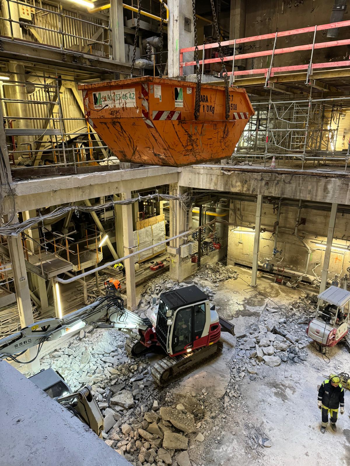 Rückbau Müllverbrennungsanlage Darmstadt